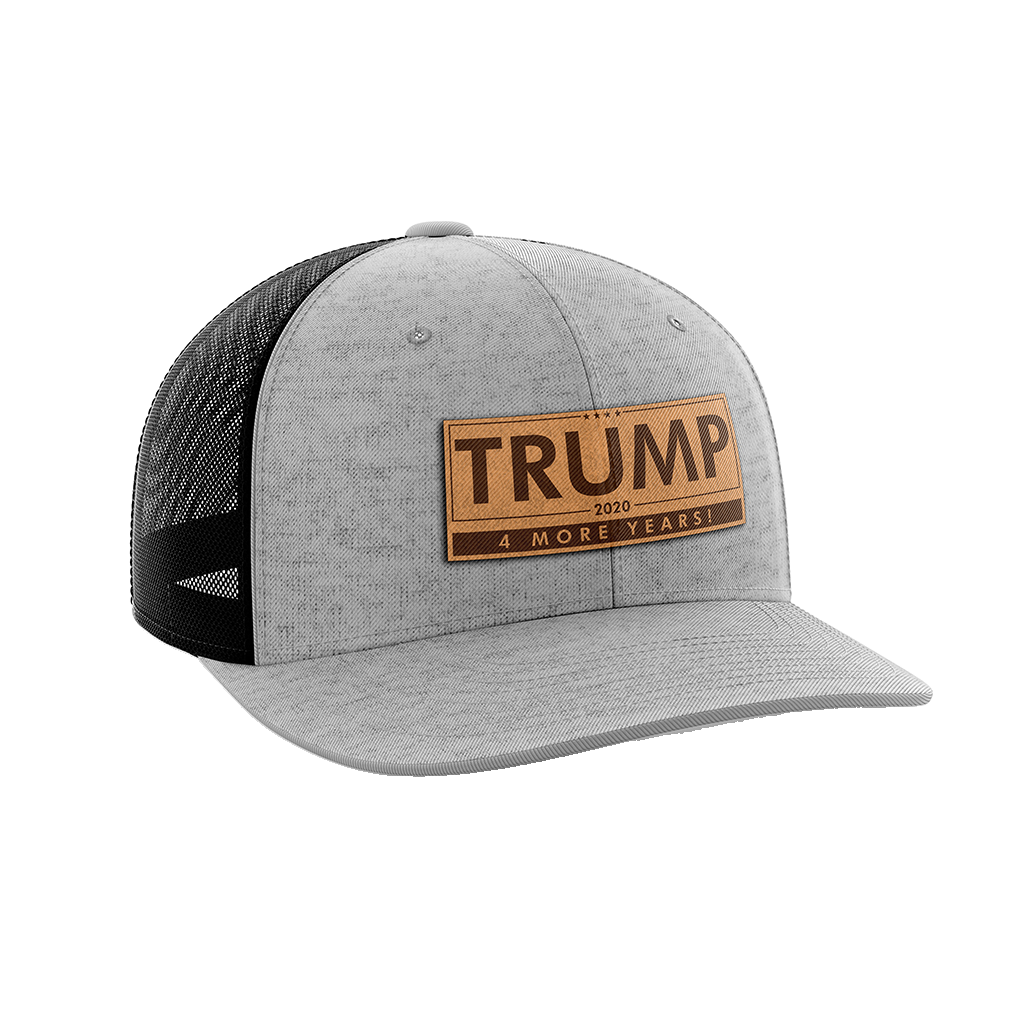 Trump - 4 More Years Leather Patch Hat
