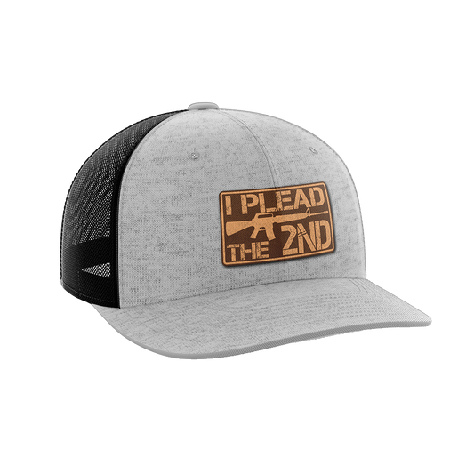 I Plead The 2nd Leather Patch Hat