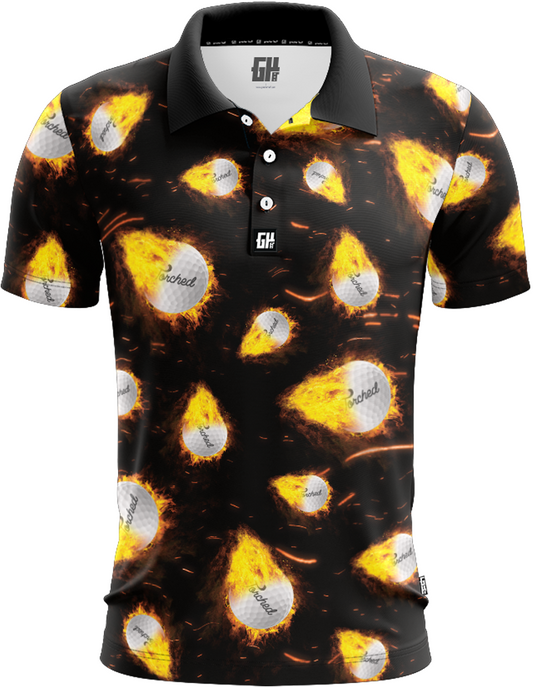 Torched Golf Polo