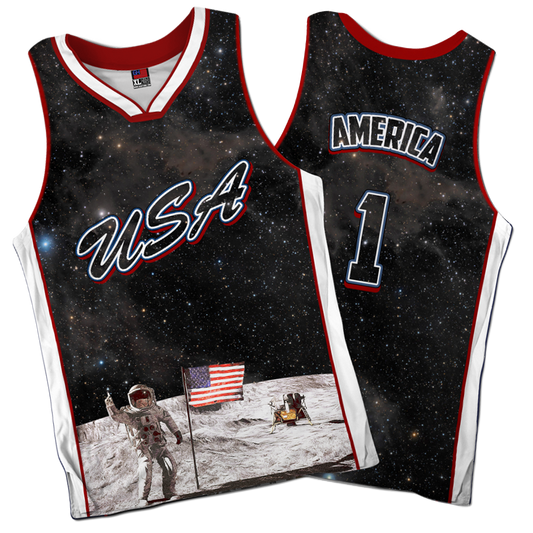 Team USA Space Basketball Jersey