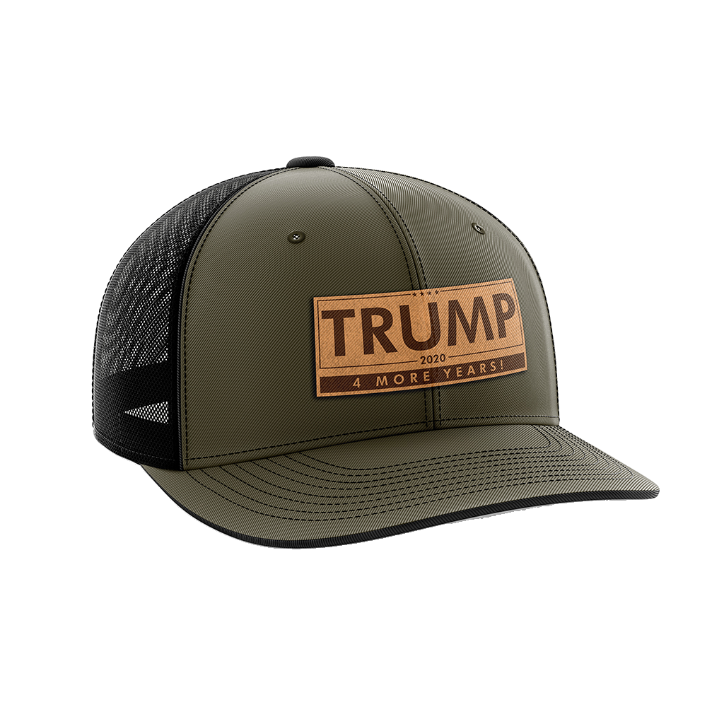 Trump - 4 More Years Leather Patch Hat